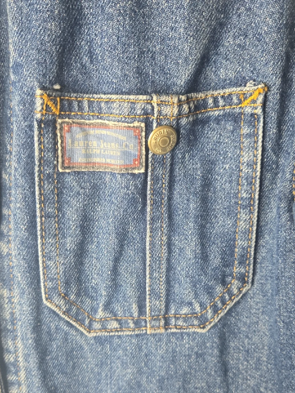 Womens Ralph Lauren Jeans Vintage Jacket Sz Petite Sm - Picture 2 of 8